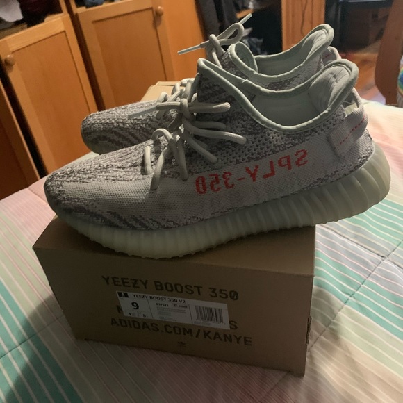 Yeezy Blue Tints size 9 - Picture 5 of 9